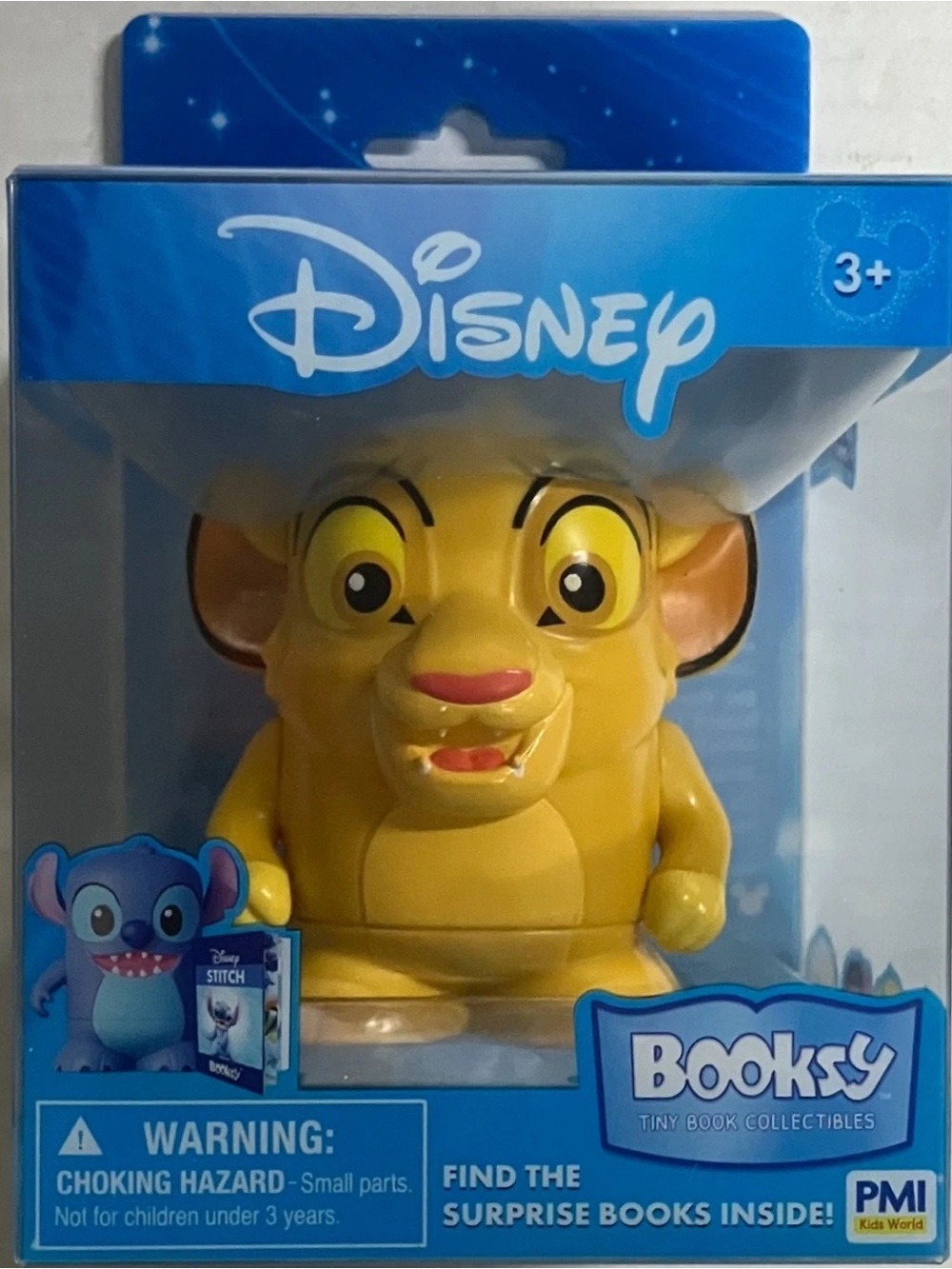 Disney Booksy Simba Collectible Figure PMI Kids World (NEW,